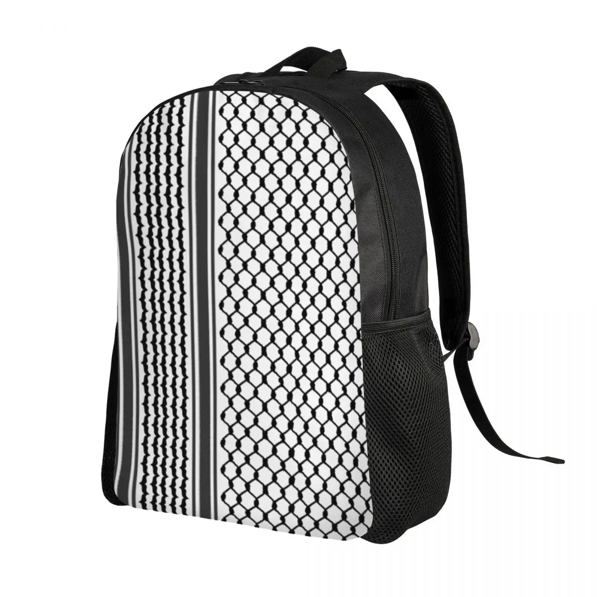 Palestinians Keffiyeh Pattern Backpack for Women Men Waterproof Bookbags